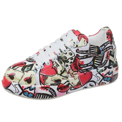 Women's Hand-painted Outdoor Casual Sneaker