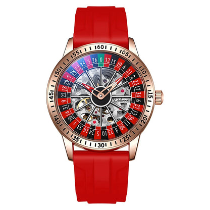 Automatic Skeleton Mechanical Watch Men's with movement