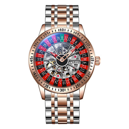 Automatic Skeleton Mechanical Watch Men's with movement