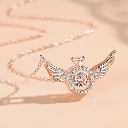 The Heart-beating Clavicle Chain with Smart Angel Wings